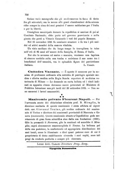 Il raccoglitore medico giornale indirizzato al progresso della medicina e chirurgia pratica e degli interessi morali e professionali specialmente dei medici-chirurghi condotti