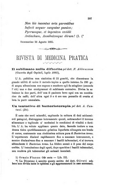 Il raccoglitore medico giornale indirizzato al progresso della medicina e chirurgia pratica e degli interessi morali e professionali specialmente dei medici-chirurghi condotti