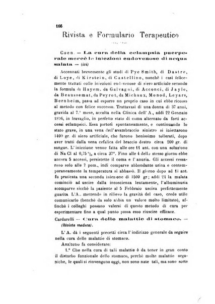 Il raccoglitore medico giornale indirizzato al progresso della medicina e chirurgia pratica e degli interessi morali e professionali specialmente dei medici-chirurghi condotti