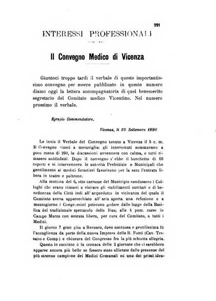 Il raccoglitore medico giornale indirizzato al progresso della medicina e chirurgia pratica e degli interessi morali e professionali specialmente dei medici-chirurghi condotti