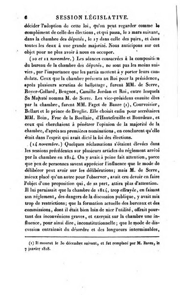 Annuaire historique ou Histoire politique et litteraire de l'annee ...