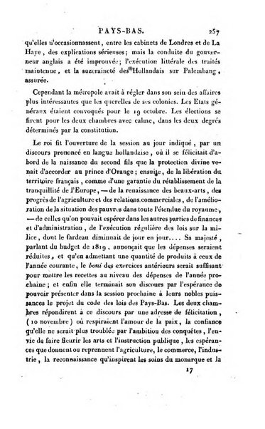 Annuaire historique ou Histoire politique et litteraire de l'annee ...