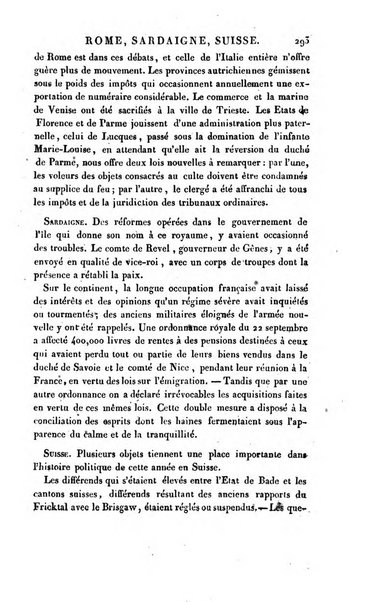 Annuaire historique ou Histoire politique et litteraire de l'annee ...