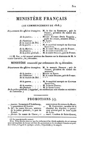 Annuaire historique ou Histoire politique et litteraire de l'annee ...