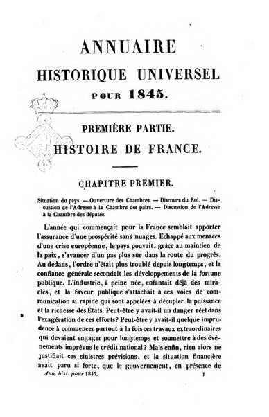 Annuaire historique universel, ou Histoire politique pour ...