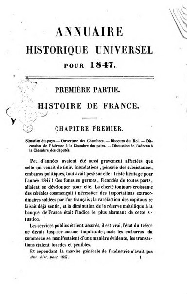 Annuaire historique universel, ou Histoire politique pour ...