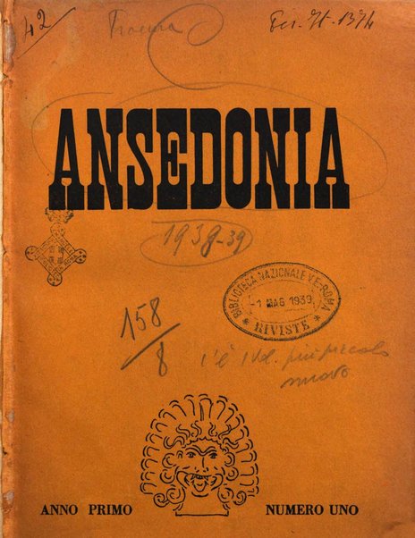 Ansedonia rivista di letteratura ed arte