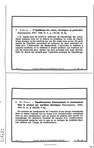 Bollettino del Centro Volpi di elettrologia