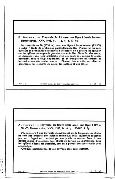 Bollettino del Centro Volpi di elettrologia