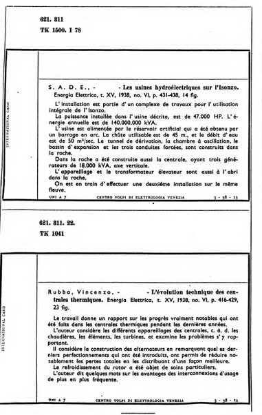 Bollettino del Centro Volpi di elettrologia