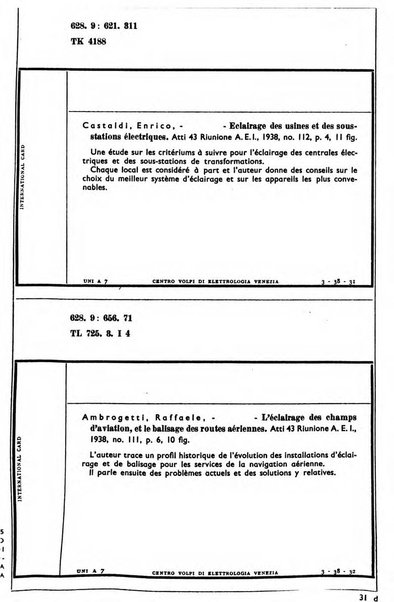 Bollettino del Centro Volpi di elettrologia