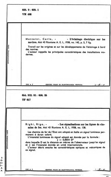 Bollettino del Centro Volpi di elettrologia