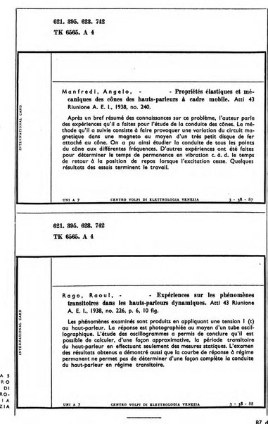 Bollettino del Centro Volpi di elettrologia