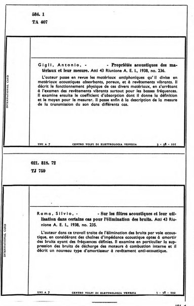 Bollettino del Centro Volpi di elettrologia