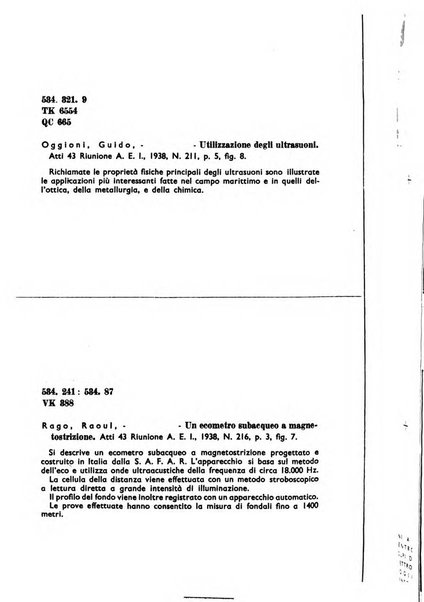 Bollettino del Centro Volpi di elettrologia