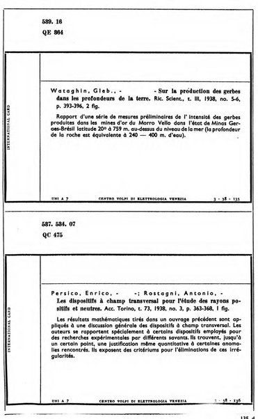 Bollettino del Centro Volpi di elettrologia