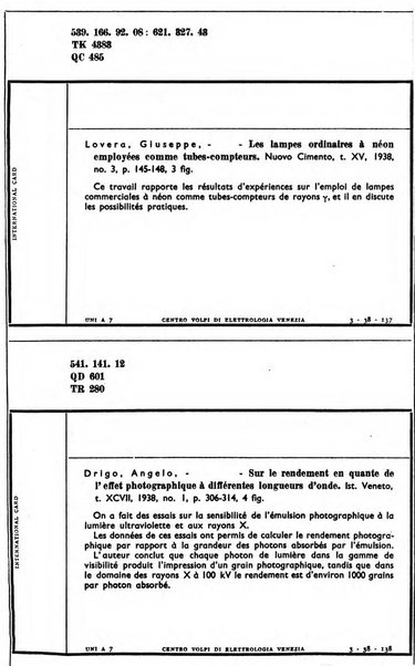 Bollettino del Centro Volpi di elettrologia