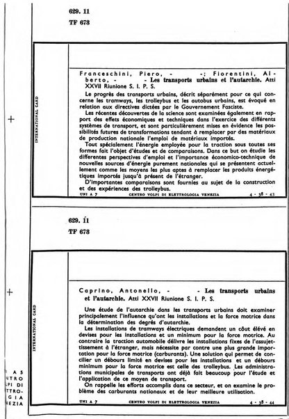 Bollettino del Centro Volpi di elettrologia