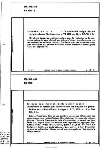 Bollettino del Centro Volpi di elettrologia