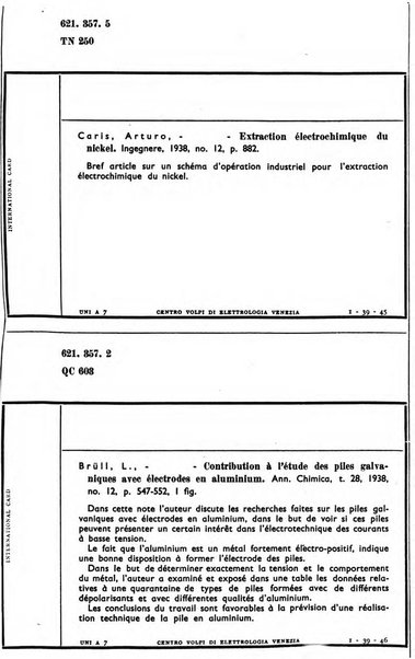 Bollettino del Centro Volpi di elettrologia