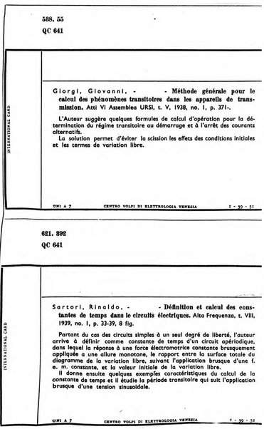 Bollettino del Centro Volpi di elettrologia