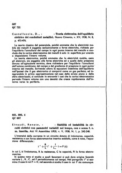 Bollettino del Centro Volpi di elettrologia