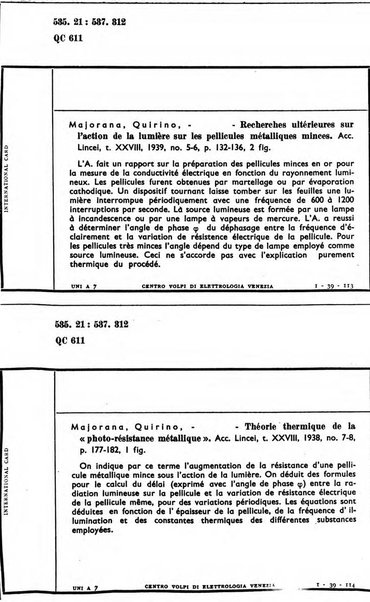 Bollettino del Centro Volpi di elettrologia