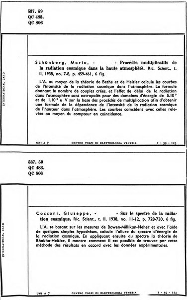 Bollettino del Centro Volpi di elettrologia