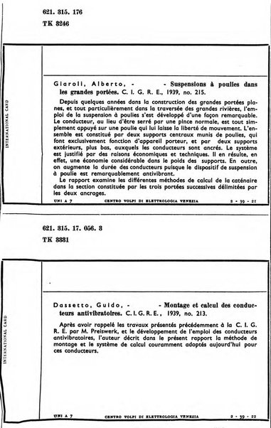 Bollettino del Centro Volpi di elettrologia