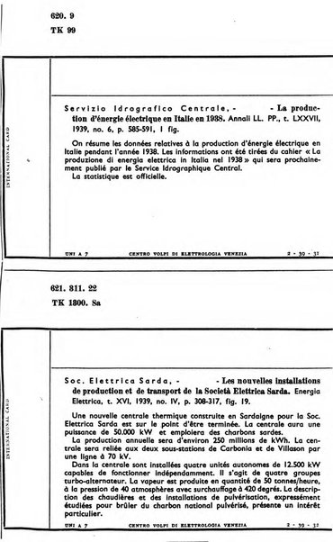 Bollettino del Centro Volpi di elettrologia