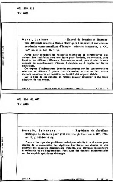 Bollettino del Centro Volpi di elettrologia