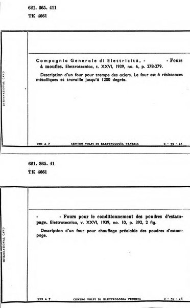 Bollettino del Centro Volpi di elettrologia