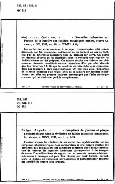 Bollettino del Centro Volpi di elettrologia