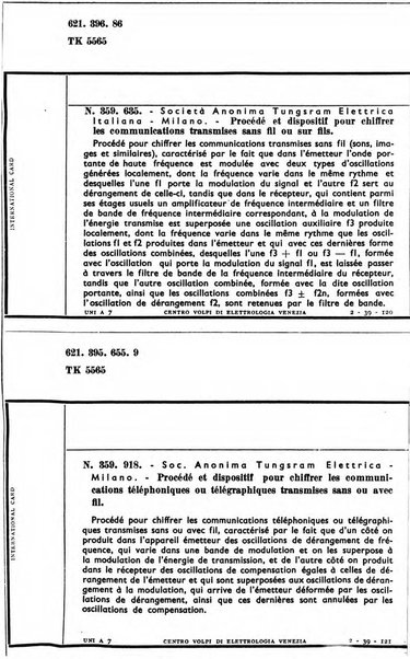 Bollettino del Centro Volpi di elettrologia