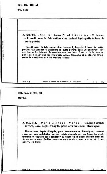 Bollettino del Centro Volpi di elettrologia