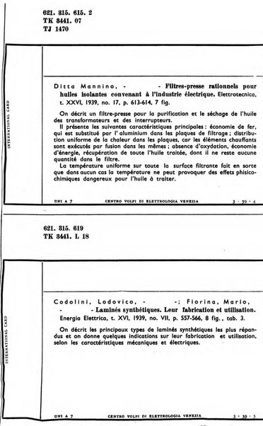 Bollettino del Centro Volpi di elettrologia