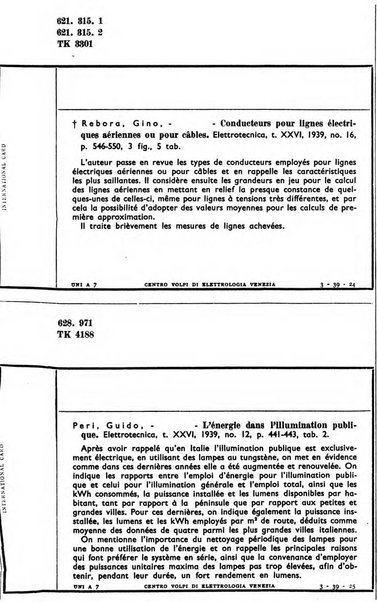 Bollettino del Centro Volpi di elettrologia