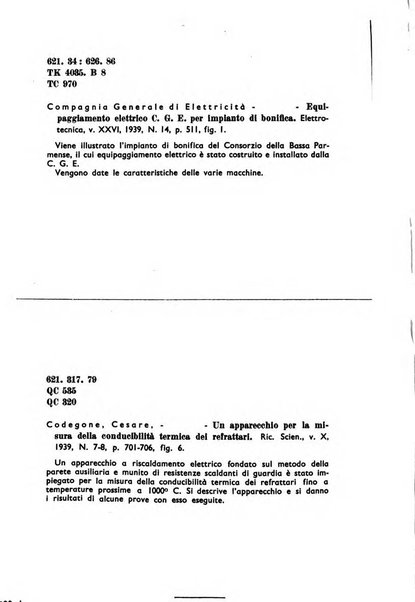 Bollettino del Centro Volpi di elettrologia