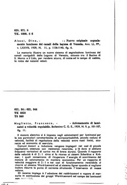 Bollettino del Centro Volpi di elettrologia