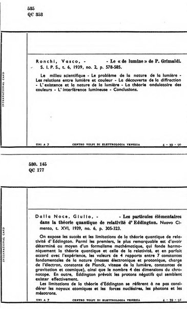 Bollettino del Centro Volpi di elettrologia