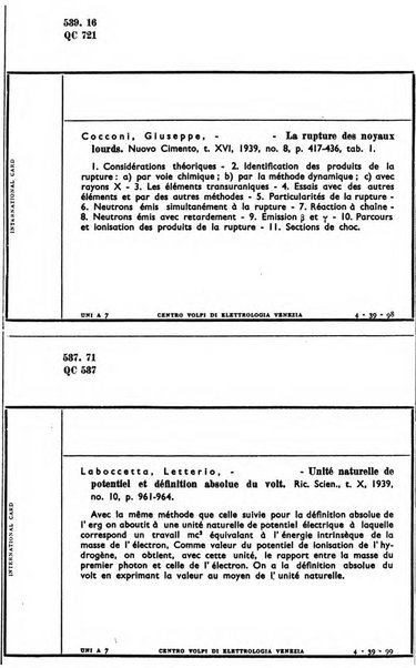 Bollettino del Centro Volpi di elettrologia