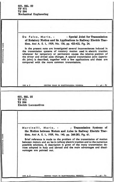 Bollettino del Centro Volpi di elettrologia