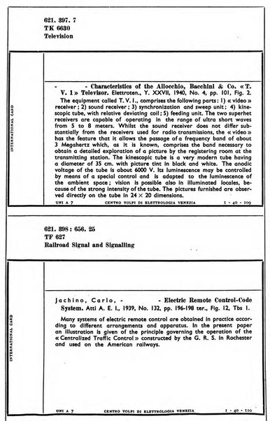 Bollettino del Centro Volpi di elettrologia