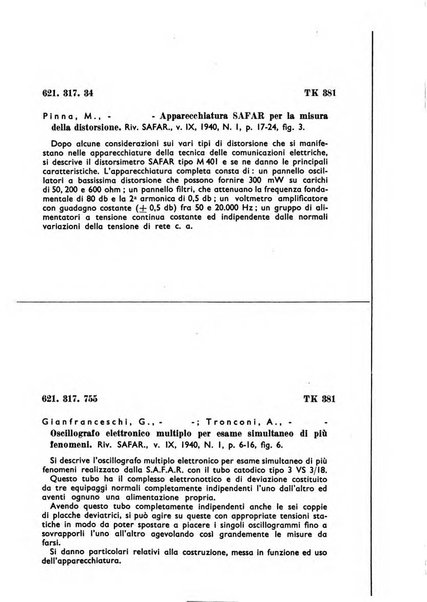 Bollettino del Centro Volpi di elettrologia