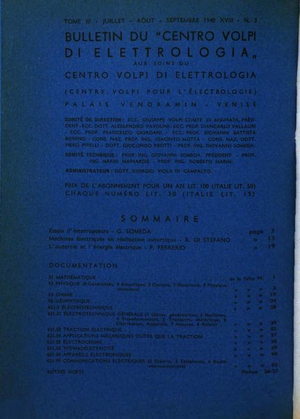 Bollettino del Centro Volpi di elettrologia