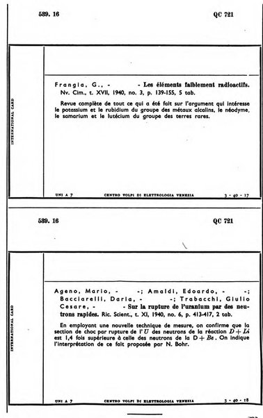 Bollettino del Centro Volpi di elettrologia