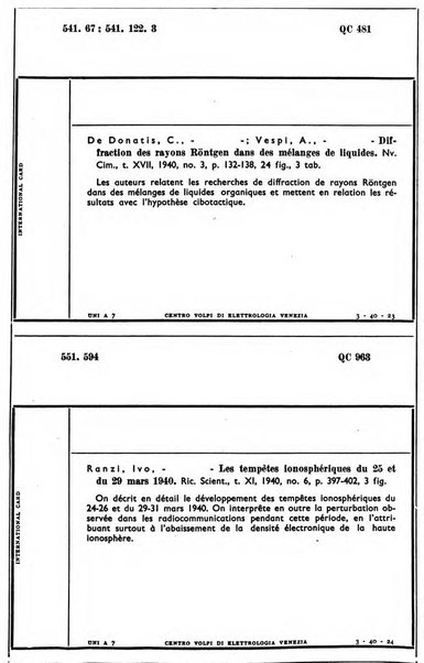 Bollettino del Centro Volpi di elettrologia