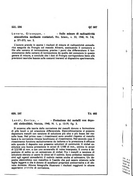 Bollettino del Centro Volpi di elettrologia