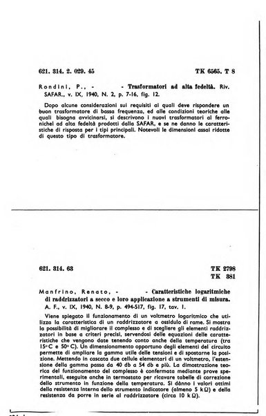 Bollettino del Centro Volpi di elettrologia