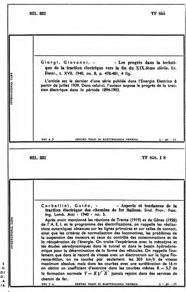 Bollettino del Centro Volpi di elettrologia